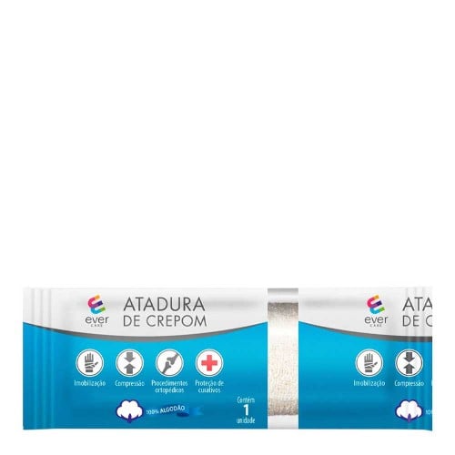 Atadura Ever Care Crepom 6cm 1 Unidade