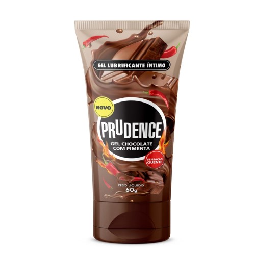 Gel Lubrificante Íntimo Prudence Chocolate Com Pimenta 60g