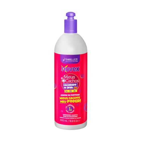 Creme para Pentear Novex Meus Cachos Cacheado de Diva com 500ml