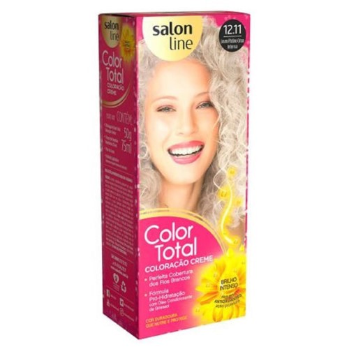 Tintura Salon Line Color Tot 12.11 Loção Platinado - Salon Line