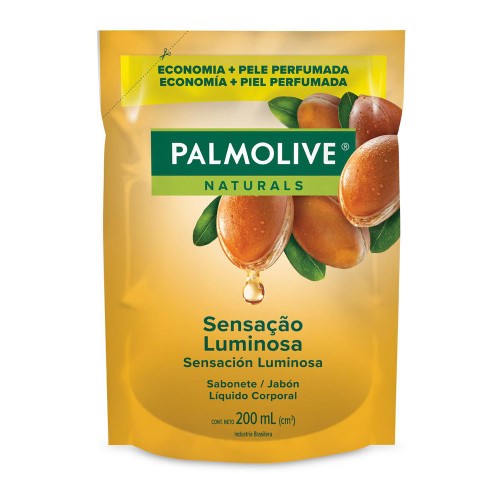 Sabonete Líquido Corporal Palmolive Naturals Sensação Luminosa Refil 200ml