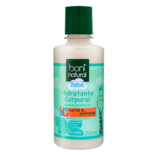 Hidratante Corporal Boni Natural Bebê Karité e Amêndoas 250ml