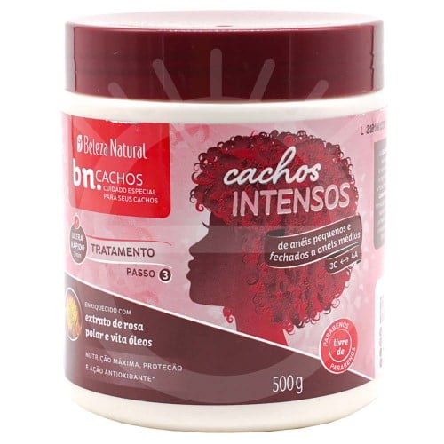 Máscara de Tratamento Capilar Beleza Natural Cachos Intensos com 500g