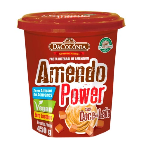 Pasta de Amendoim DaColônia Amendo Power Doce de Leite 450g