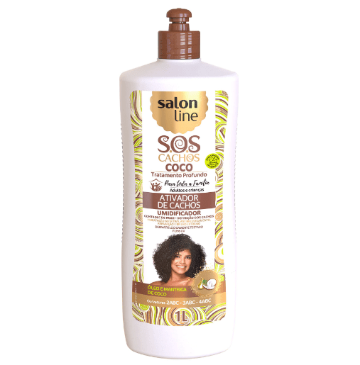 Ativador de Cachos Salon Line SOS Cachos Coco 1L