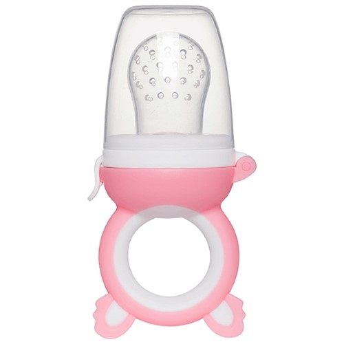 Alimentador Porta-frutinha para bebê Coala Rosa (6m+) - Buba