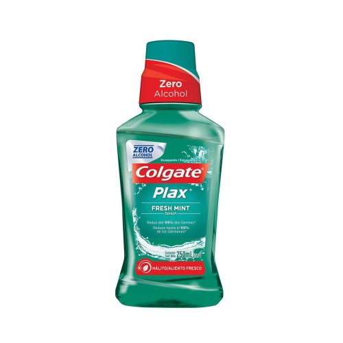 Solução Bucal Colgate Plax Fresh Mint com Flúor sem Álcool 250ml