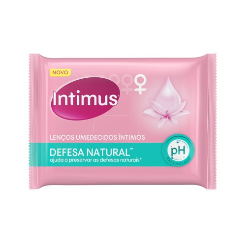 Lenços Umedecidos Intimus Defesa Natural 16 Lenços