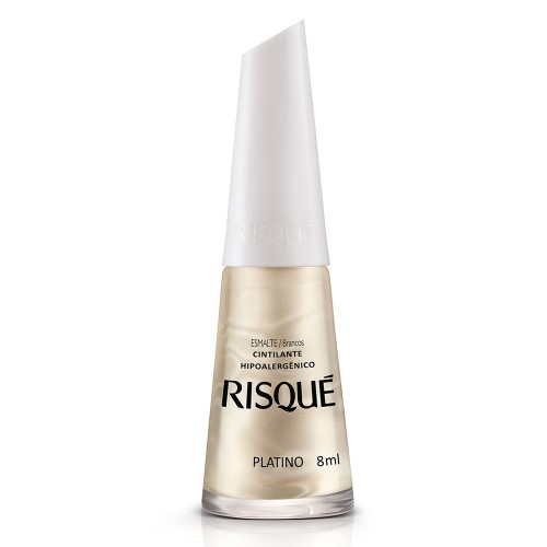 Esmalte Cintilante Risqué Platino 8ml