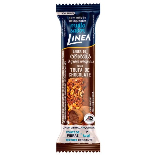 Barra de cereais Linea Trufa de chocolate 20g