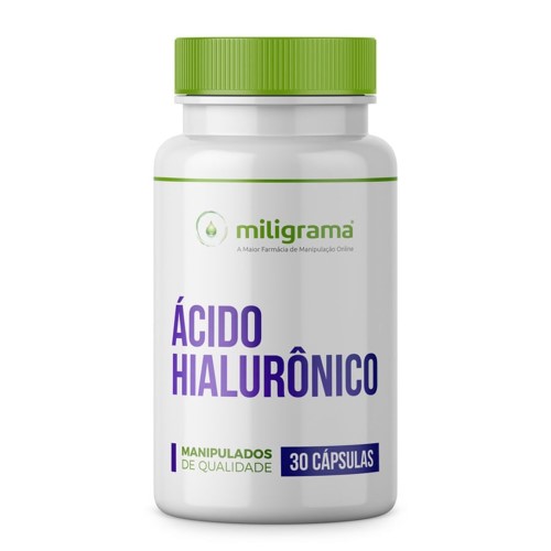 Ácido Hialurônico 50mg 30 Cápsulas