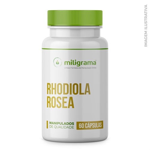 Rhodiola Rosea 250mg 60 Cápsulas da Raíz de Ouro