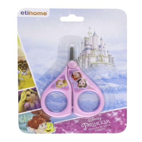 Tesoura De Unhas Infantil Etihome Disney Princesa 1 Unidade