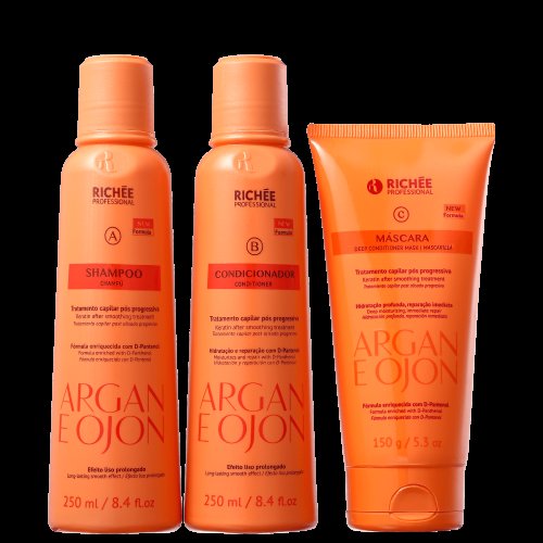 Richée Professional Home Care Argan E Ojon Kit Shampoo + Condicionador + Máscara