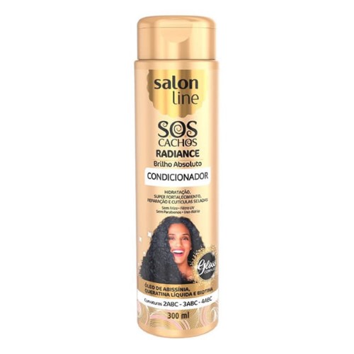 Condicionador Sos Radiance Brilho Absoluto Salon Line 300ml