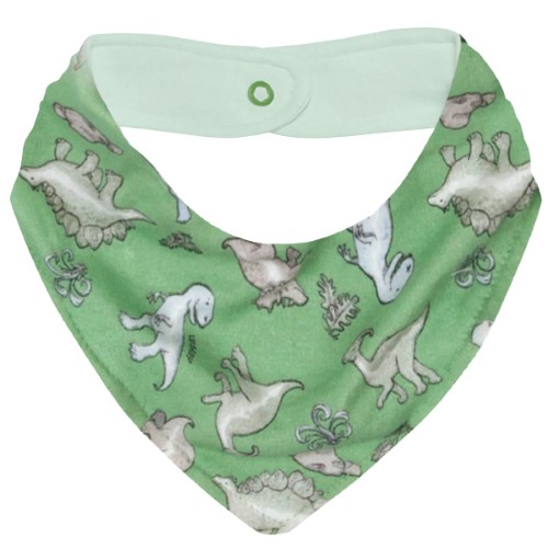 Babador Bandana para bebê em suedine Dinossauros - Up Baby