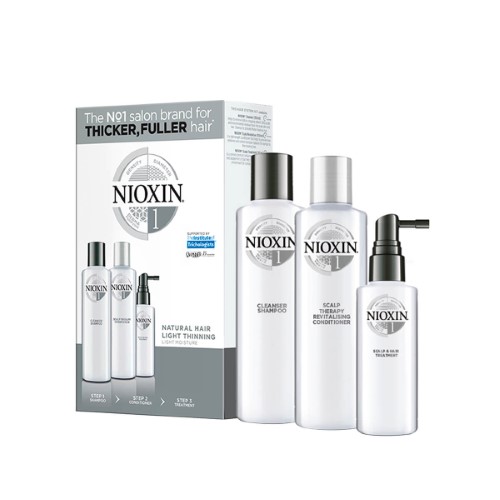 Nioxin Loyalty Kit Sistema 1 - Shampoo + Condicionador + Leave-in