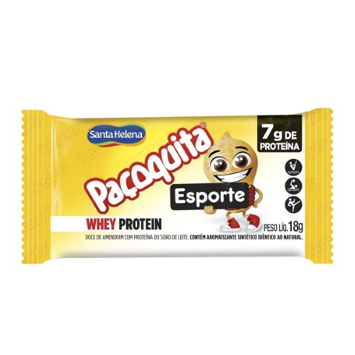 Paçoquita Esporte Whey Protein com 18g