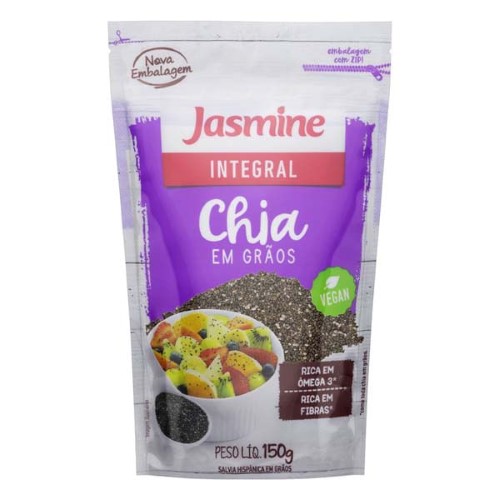 Chia em Grãos Integral Jasmine Pouch 150G