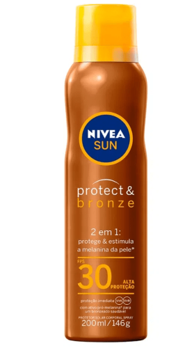 Protetor Solar Aerosol Nívea Corporal Sun Protect - Bronze FPS30 200ml