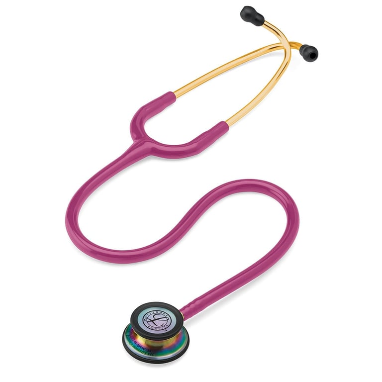 Estetoscópio Littmann Classic III 3M - Framboesa Rainbow - 5806