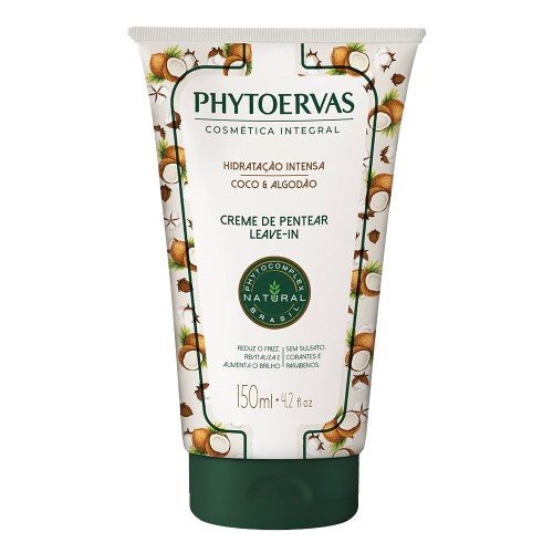 Phytoervas Hidratação Intensa Coco e Algodão – Leave In