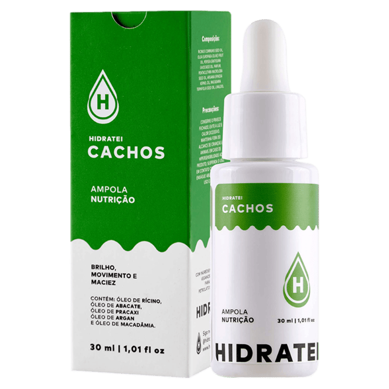 Ampola Nutrição Hidratei Cachos 30ml