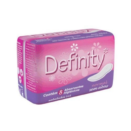 Absorvente Definity Sem Abas - 8 Unidades