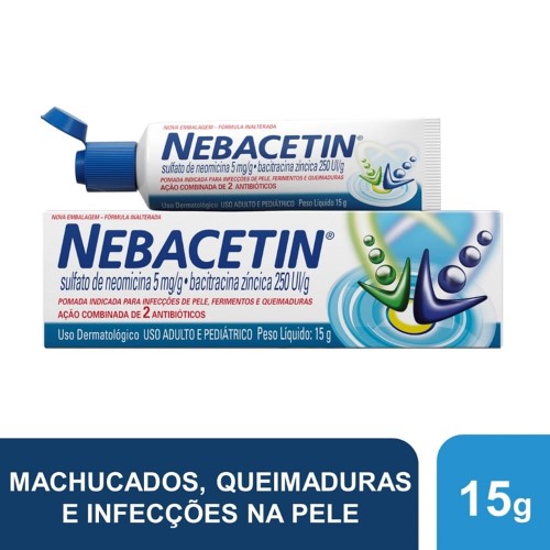 Nebacetin 15g Pomada