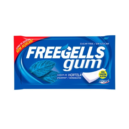 Goma de Mascar Freegells Hortelã 8g