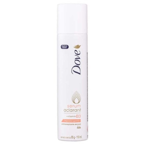 Desodorante Aerosol Dove Serum Aclarant Hipoalérgico 110ml