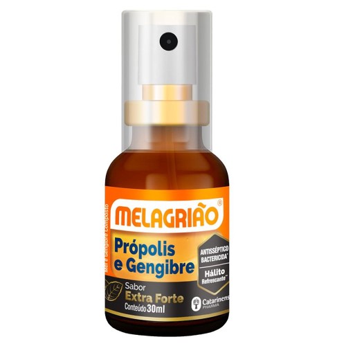 Spray para Garganta Composto de Mel, Própolis e Gengibre Melagrião Extra Forte 30ml