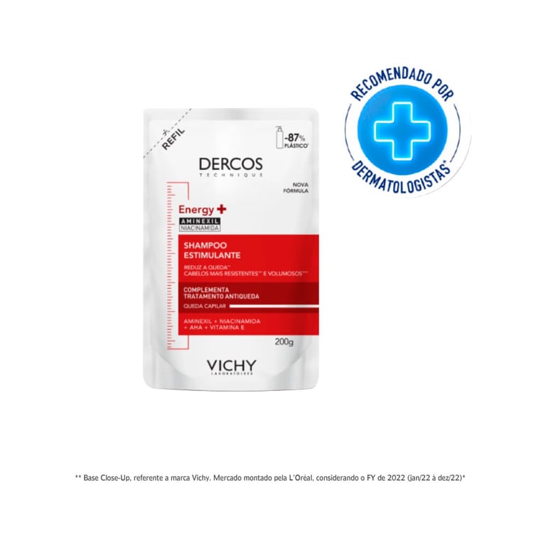 Shampoo Vichy Dercos Refil Energy+ 200g