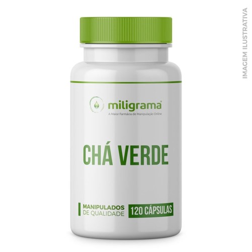 Chá Verde 500mg 120 Cápsulas