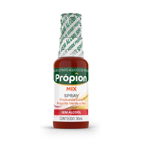 Spray para Garganta Composto de Extrato Aquoso de Própolis Própion Mix 30ml