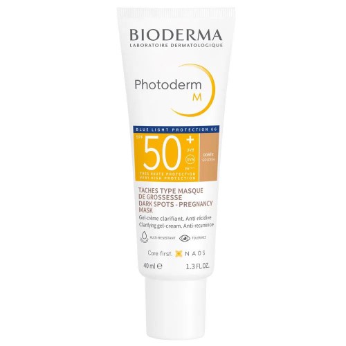 Protetor Solar Facial com Cor Bioderma Photoderm M FPS 50+ Claire (Pele Clara) 40ml