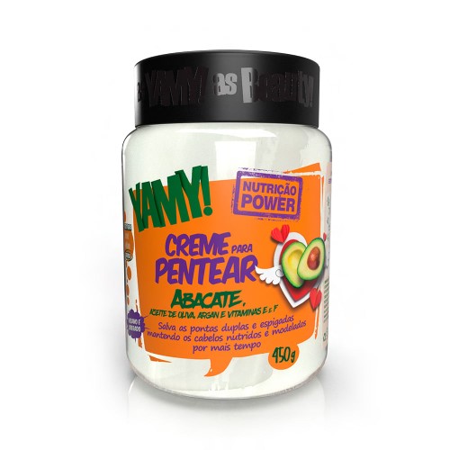 Creme Para Pentear Tratamento Yamy Nutrição Power Abacate 450g