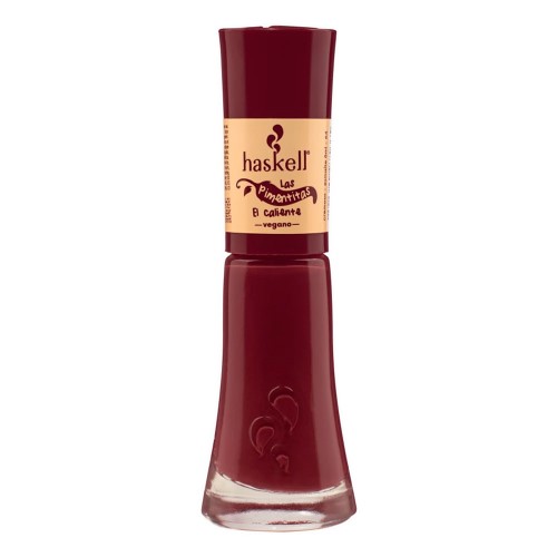 Esmalte Haskell Vegano Las Pimentitas Cor El Caliente 8ml