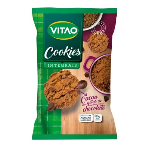 Cookies Integrais Vitao Cacau 80g