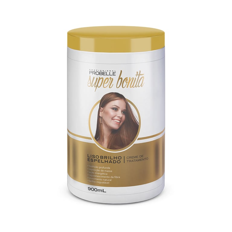 Creme de Tratamento Probelle Super Bonita Liso Brilho Espelhado 900ml