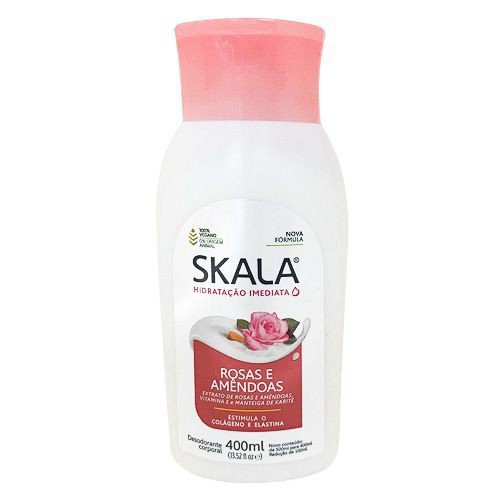 Hidratante Desodorante Corporal Skala Rosas e Amêndoas com 400ml