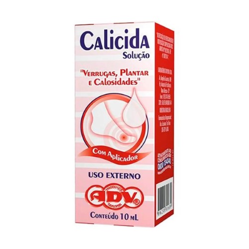 Calicida Ácido Acetilsalicílico Solução Tópica 10ml