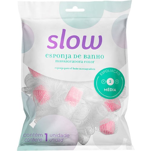 Esponja Banho Slow Rede Espuma