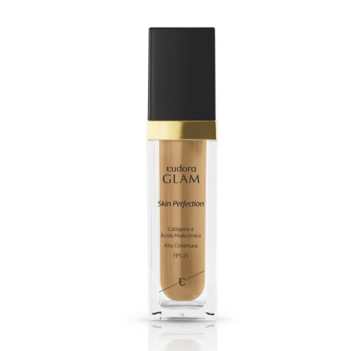 Base Líquida Eudora Glam Skin Perfection Cor 50 30ml