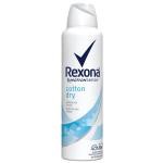 Desodorante Antitranspirante Aerosol Rexona Feminino Cotton Dry 150ml