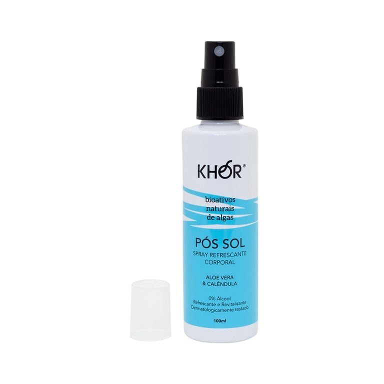 Spray Refrescante Corporal Khor Cosmetics Pós-sol Natural 100ml