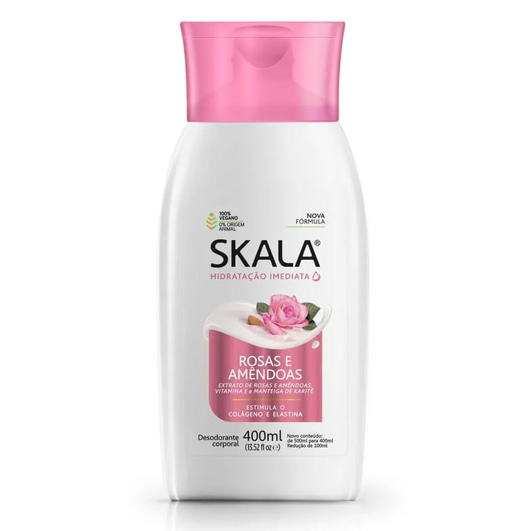 Hidratante Corporal Skala Rosas e Amêndoas 500ml