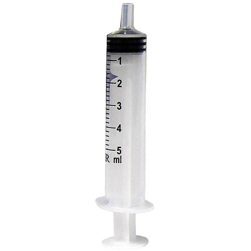 Seringa Descartável Sr - Luer Slip - Sem Agulha - 5 Ml