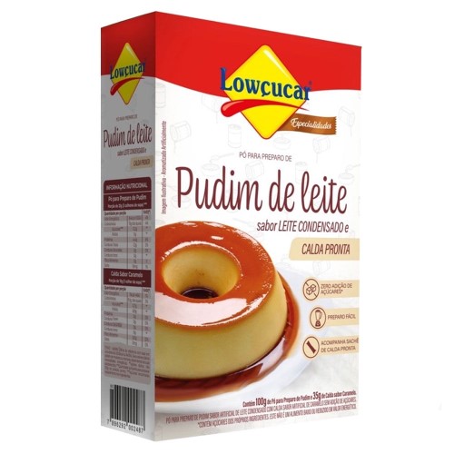 Pudim de Leite Sabor Leite Condensado com Calda Pronta de Sabor Caramelo Zero Adiçao de Açucares.