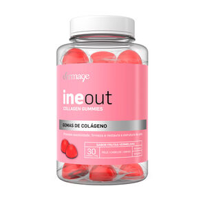 Colágeno Dermage Ineout Collagen Gummies Frutas Vermelhas 30 gomas